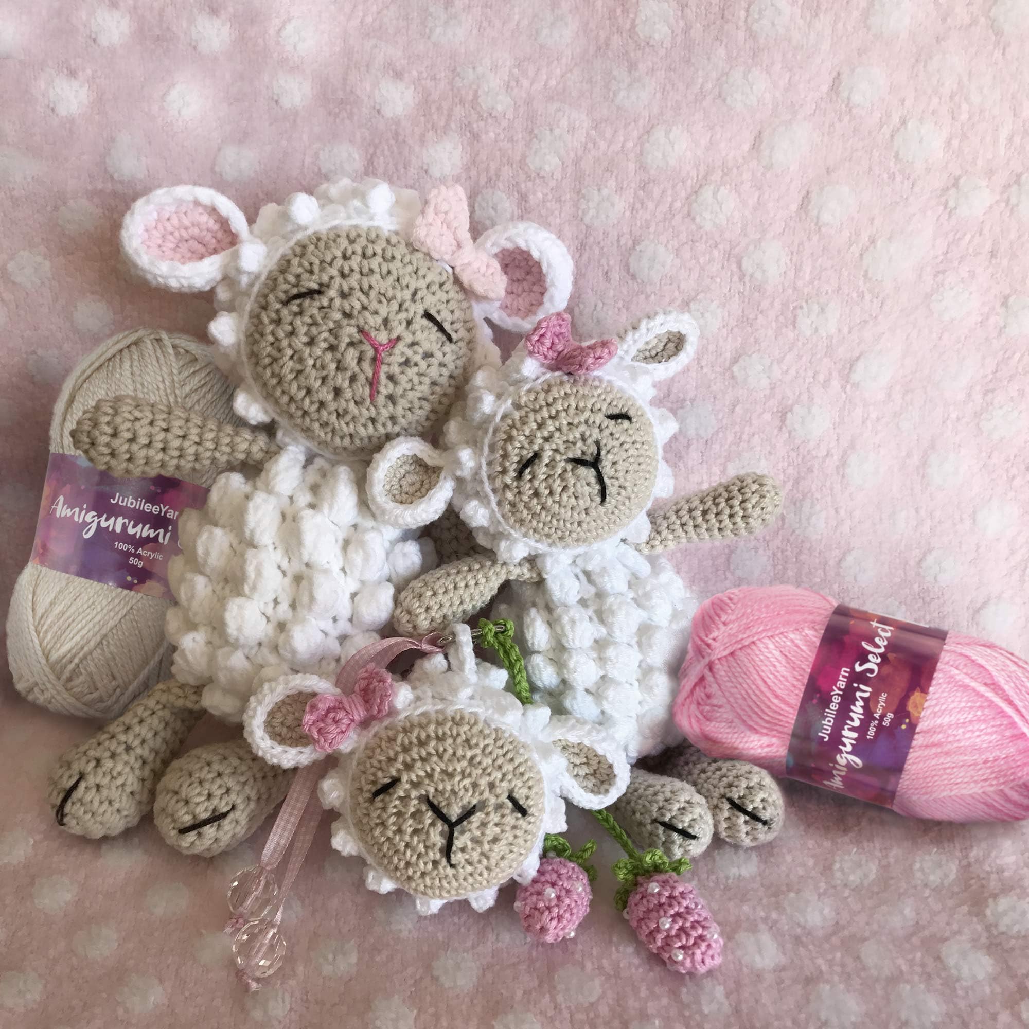 Foto 5 pulgar | Hilo Acrílico Yarn Jubilee Amigurumi Select Baby, Color Marrón, 4 X 50 G - Venta Internacional.