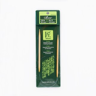 Foto 1 | Agujas De Tejer Circulares Clover Takumi Bamboo De 24 Pulgadas - Venta Internacional.