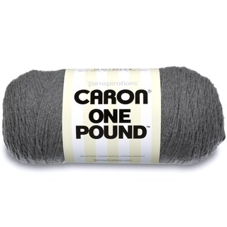 Foto 1 | Yarn Caron De Una Libra, 453,6 G, 100% Acrílico, Color Gris Medio - Venta Internacional.