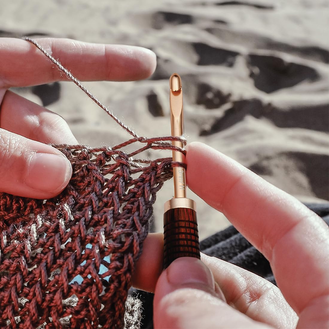 Foto 6 | Set De Ganchillo Knitpro Oasis Chunky Con Mango De Madera Y 7 Ganchos - Venta Internacional.