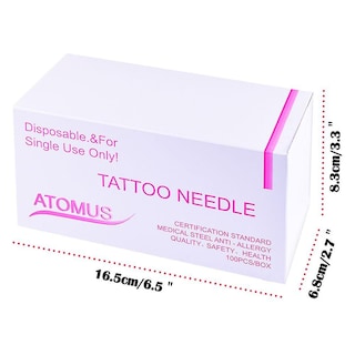 Foto 2 | Agujas De Tatuaje Huoguo Mixed 100 Unidades 3rl 5rl 7rl 9rl 3rs 5rs 7rs 9rs 5m1 7ml - Venta Internacional.