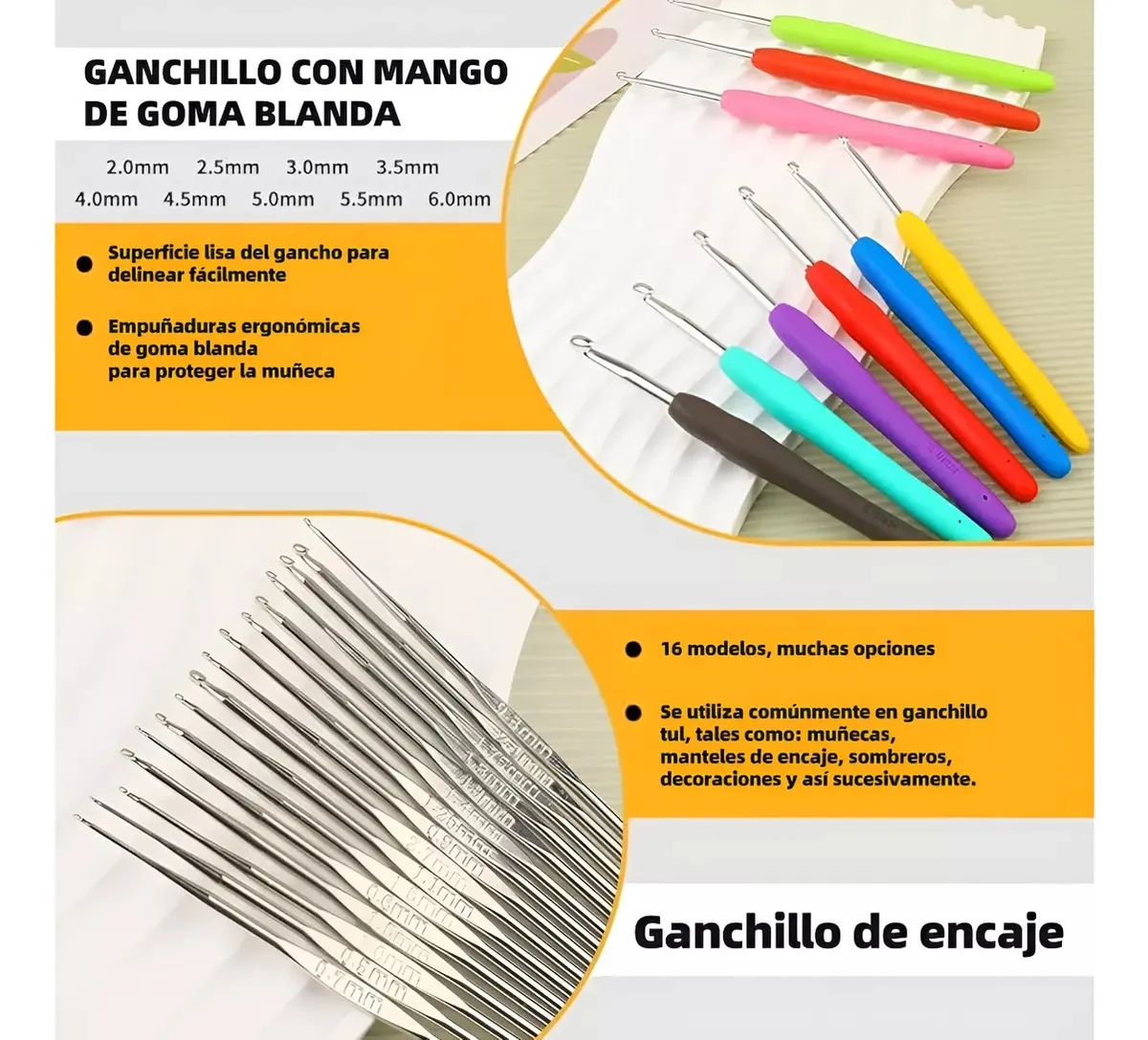 Foto 4 pulgar | Kit Completo 105pcspara Tejer Bordar Coser Bolso Rosa