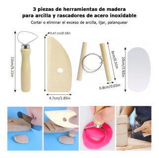 Foto 4 | Kit Completo 105pcspara Tejer Bordar Coser Bolso Rosa