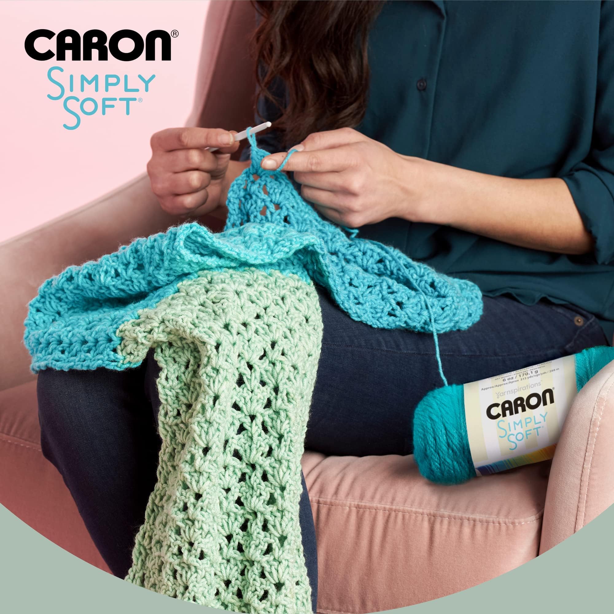 Foto 4 pulgar | Yarn Caron Simply Soft Autumn Red  100% Acrílico  170 G  Paquete De 3 - Venta Internacional.