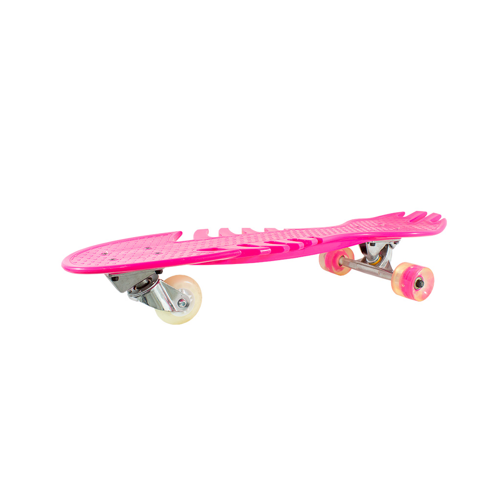 Foto 2 | Patineta Skate Waveboard Poliuretano/ Alta Resistencia/ Llanta Gel/ Flash Led color Rosa