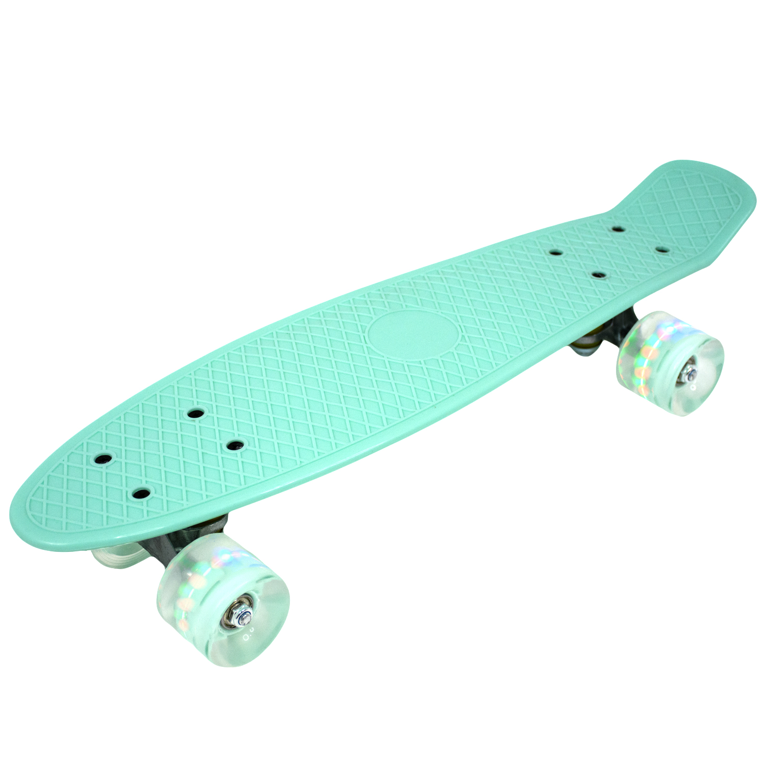 Foto 2 | Patineta Estilo Penny Llantas Luces Led Mini Skateboard Azul