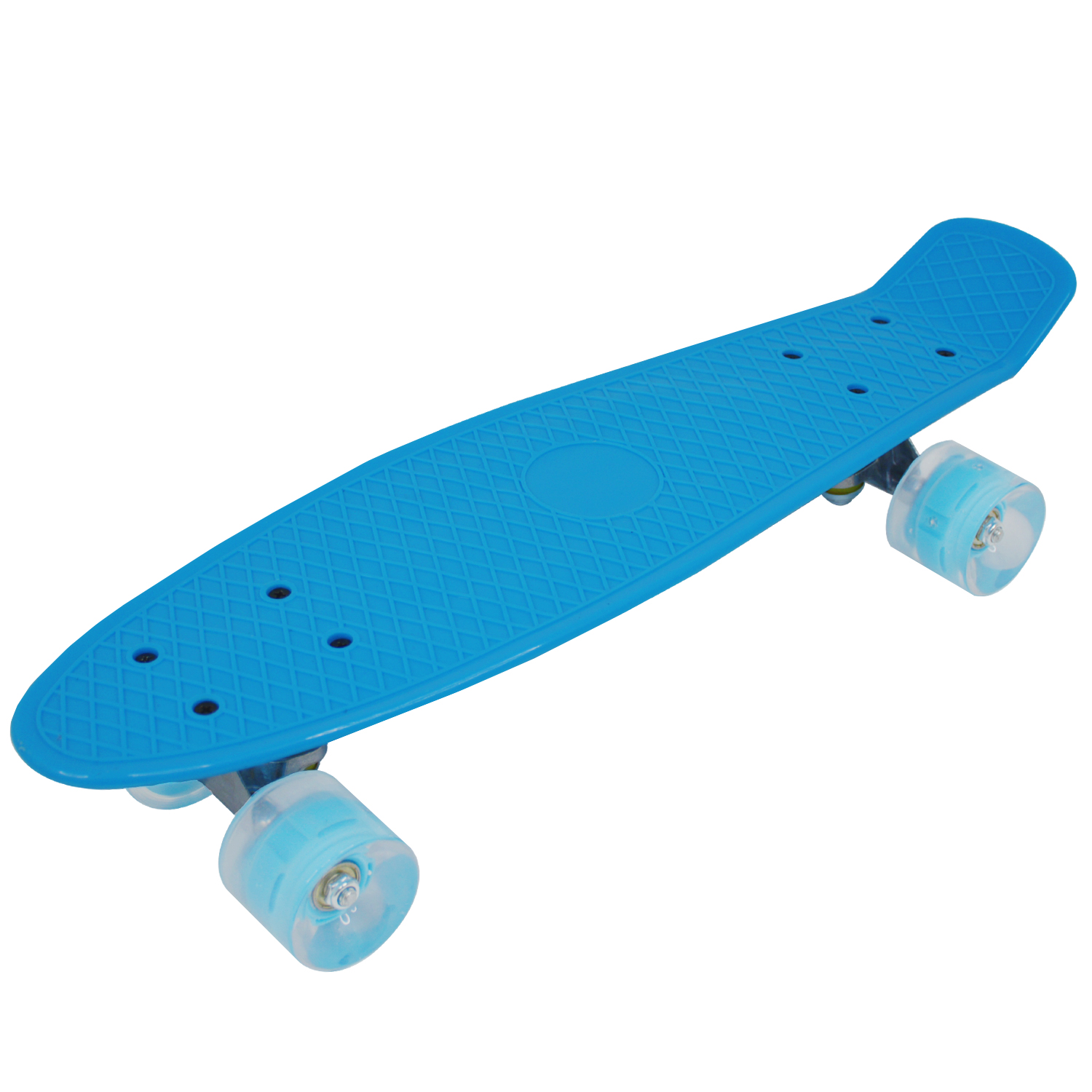 Foto 3 pulgar | Patineta Estilo Penny Llantas Luces Led Mini Skateboard Azul