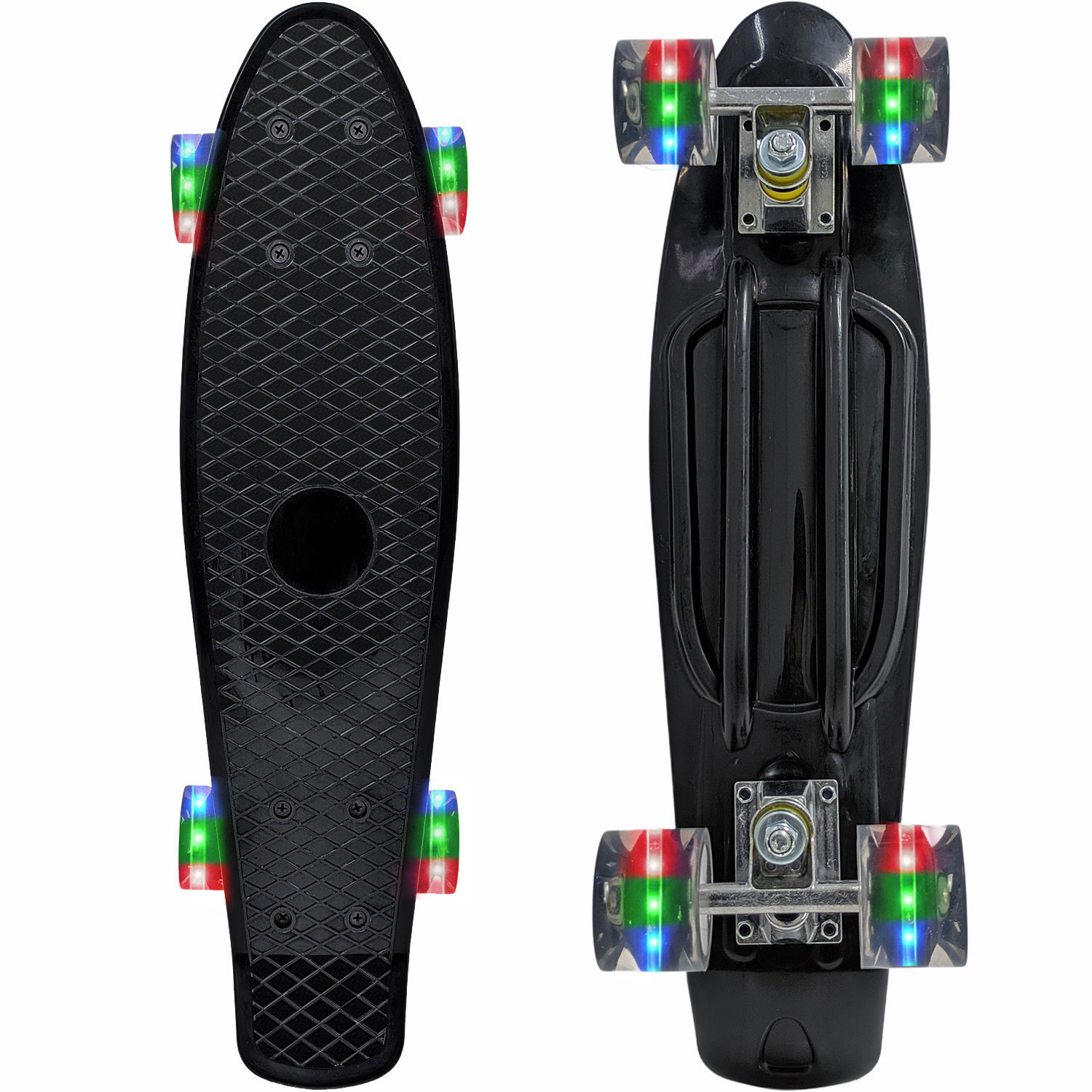 Patineta Estilo Penny Llantas Luces Led Mini Skateboard