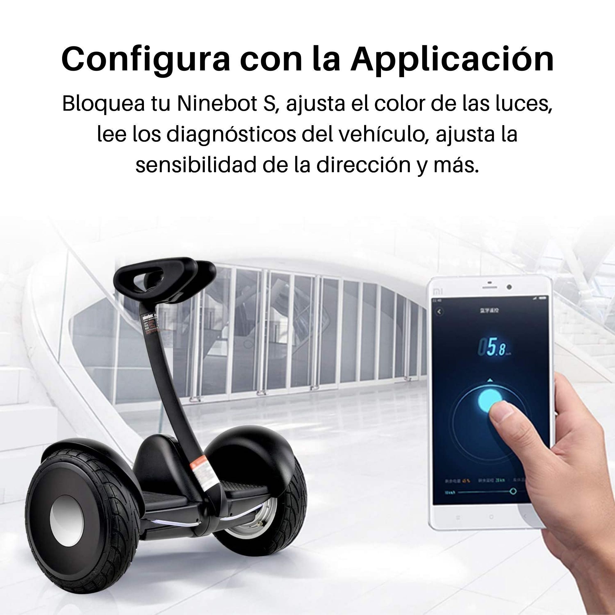 Foto 3 | Patineta de Autoequilibrio Ninebot S color Negro