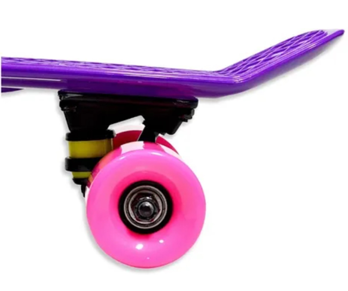 Foto 4 pulgar | Mini Patineta Tabla Skateboard color Morado