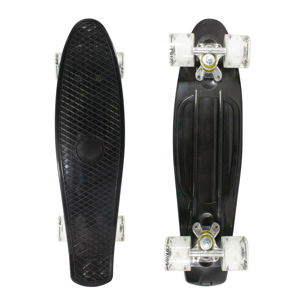 Foto 2 pulgar | Patineta Cruiser Reposapiés Antiderrapante Romboidal  Negro Plástico Resistente