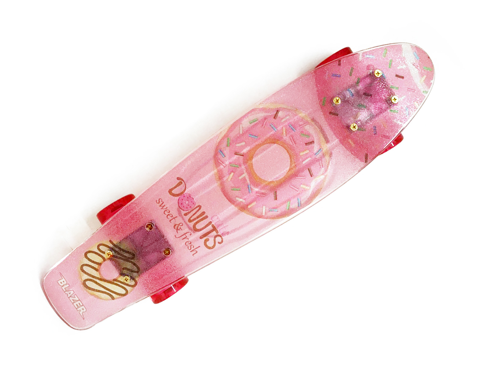 Foto 2 pulgar | Patineta Penny BZR BZ2206PC Dona color Rosa Llantas LED