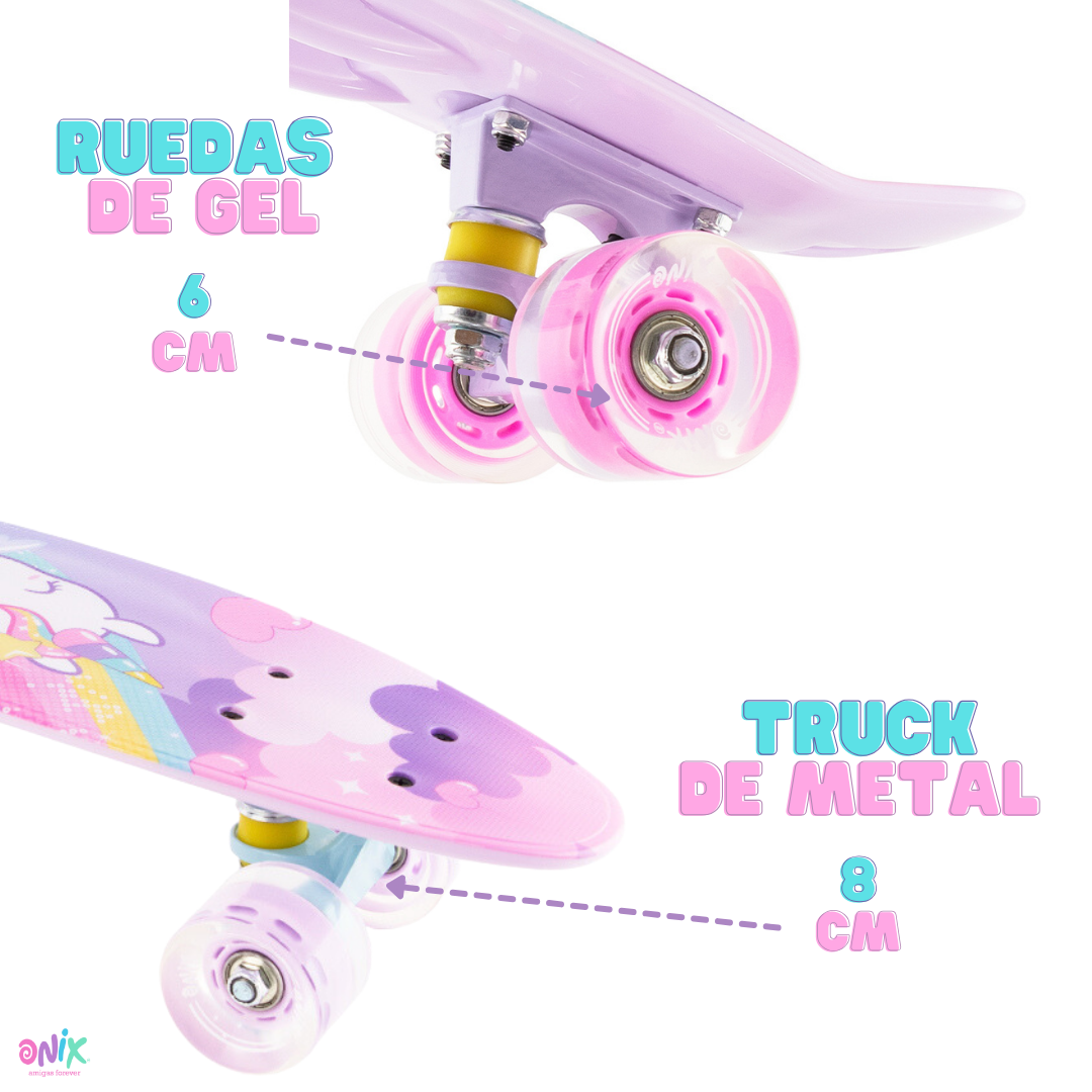 Foto 8 | Patineta Onix Multicolor con Kit de Protección para Niña