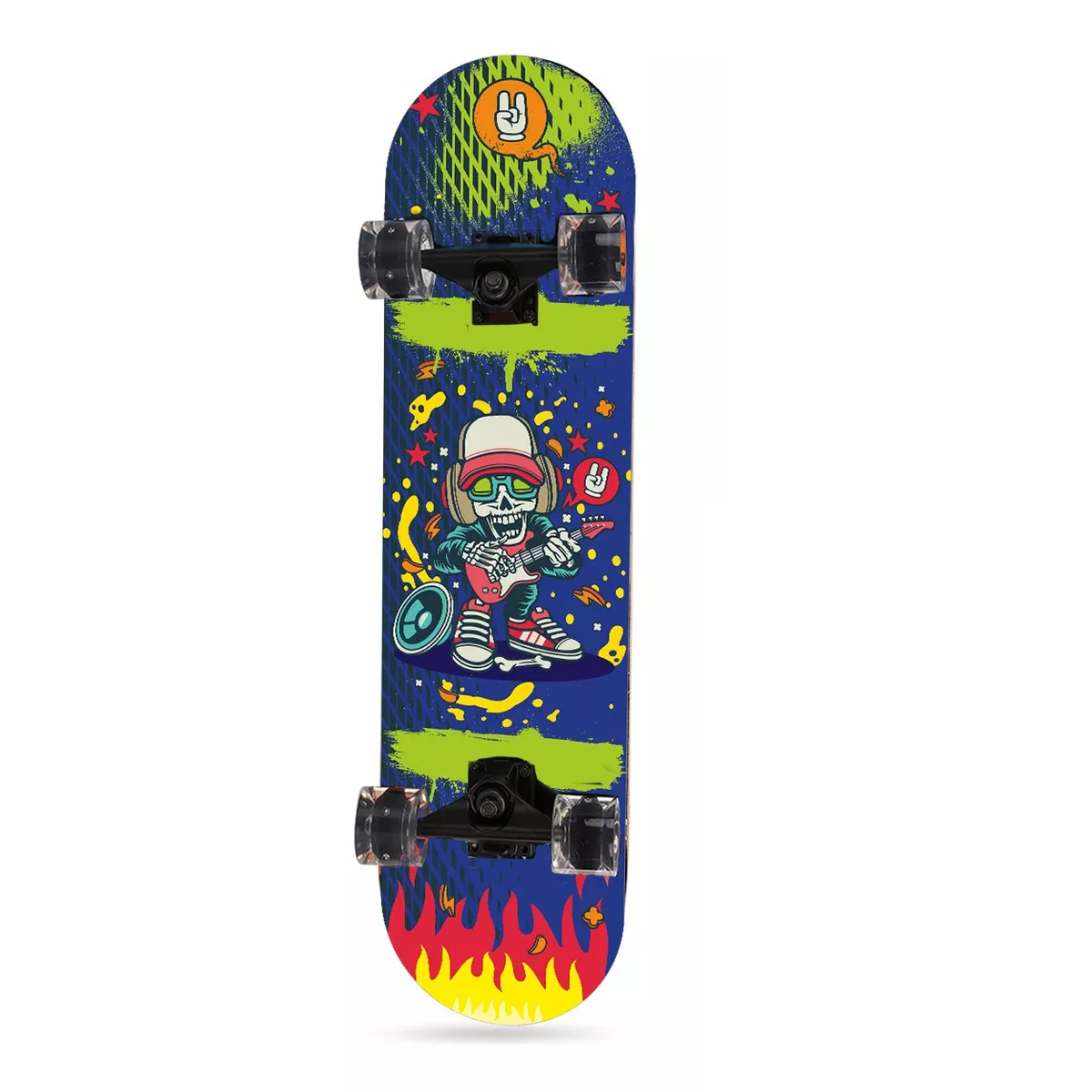 Foto 2 pulgar | Patineta Skateboard Monopatín Con Estampado Freestyle Eo Safe Imports  Esi-14515 Multicolor