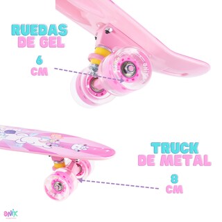 Foto 5 | Patineta Onix Best Friends Rosa Para Niña