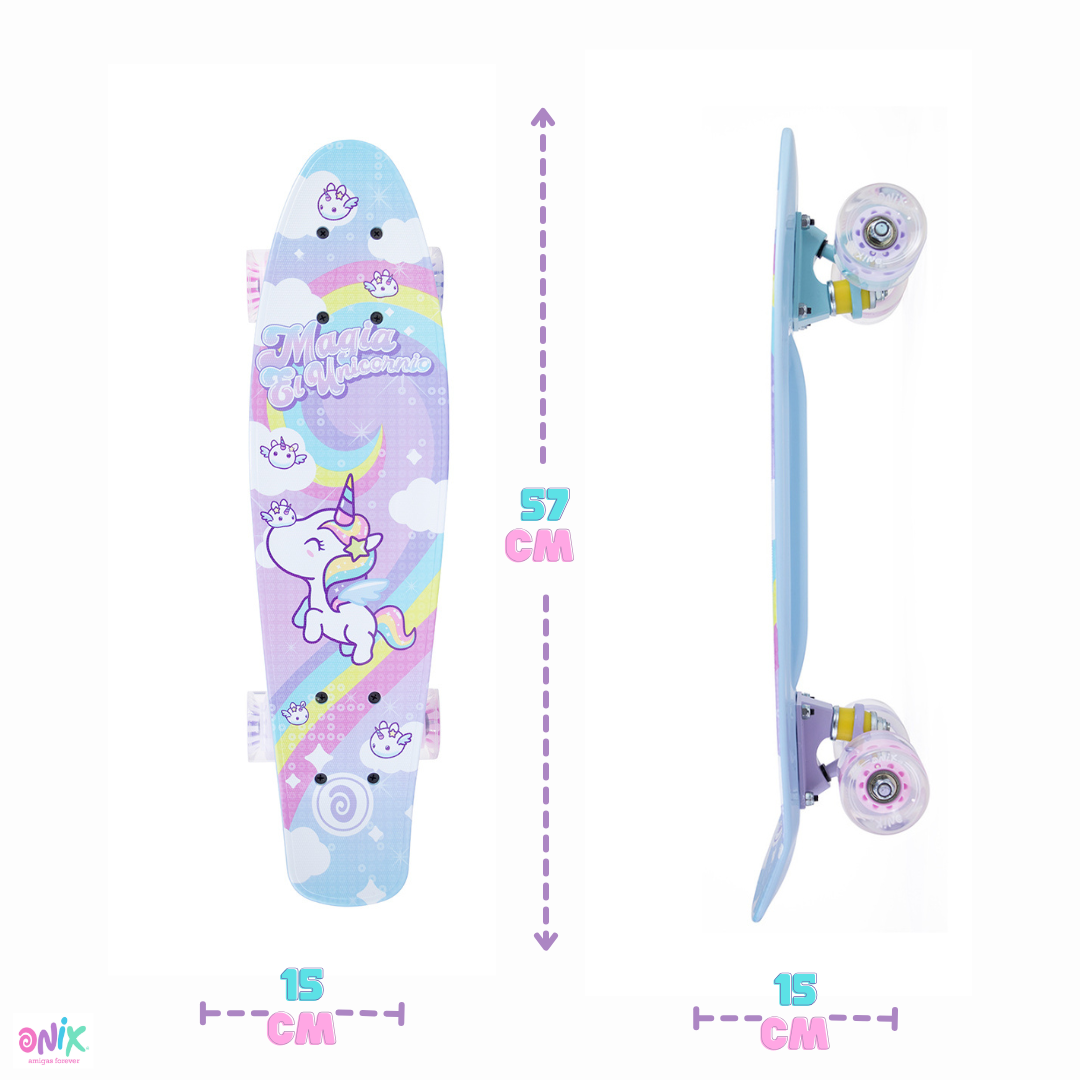 Foto 4 | Patineta Onix Rainbow Horn Multicolor Con Kit De Protección Para Niña