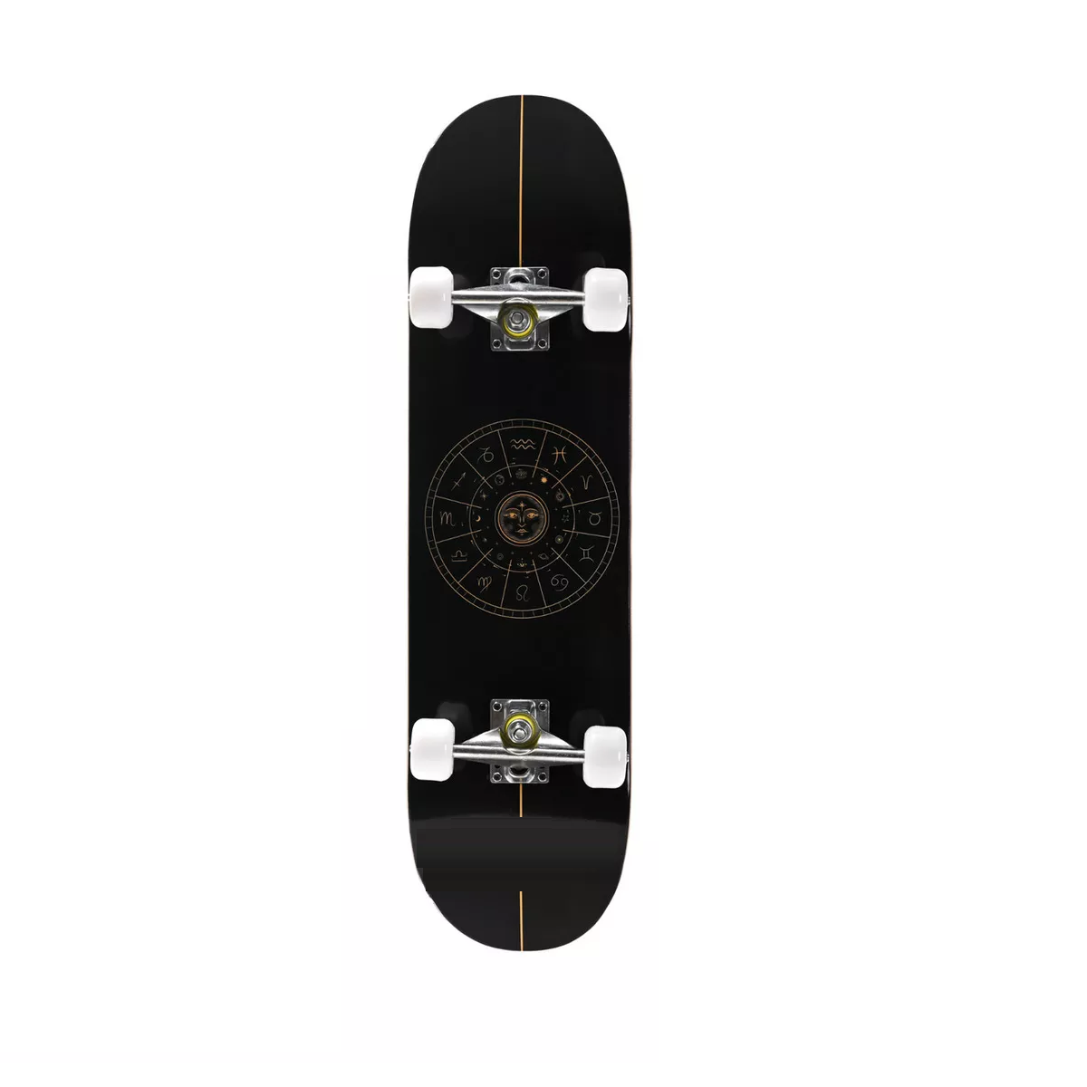 Foto 2 pulgar | Patineta Profesional de Madera Rusa Ruedas Zodiaco Eo Safe Imports Esi-17392 Negro