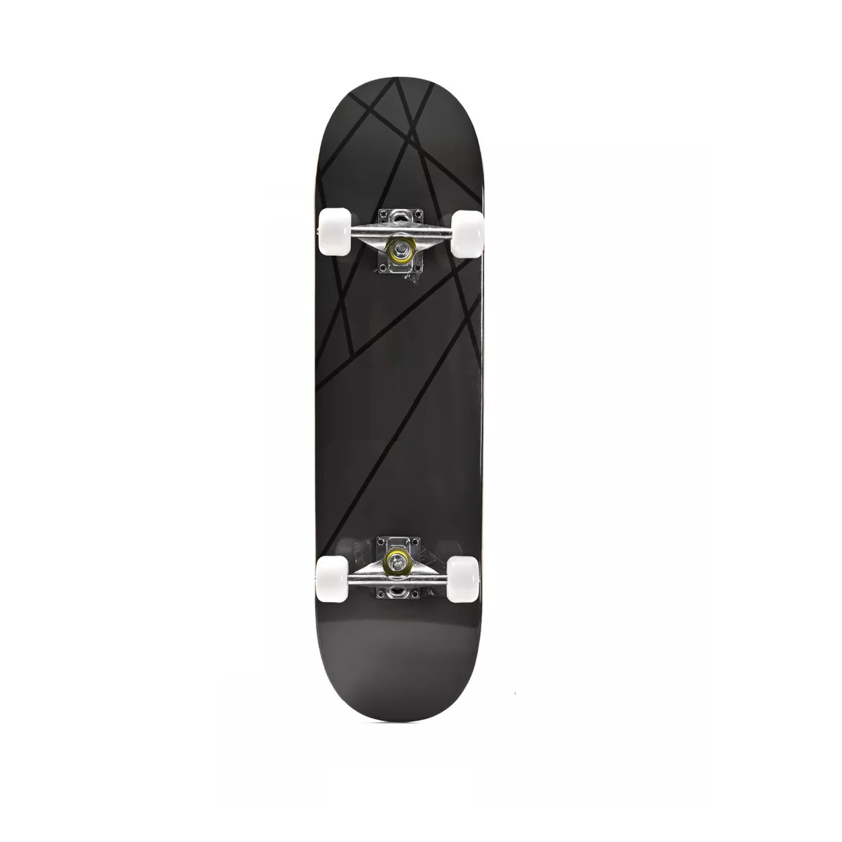 Patineta  Profesional De Madera Rusa Ruedas Geometrico Eo Safe Imports Esi-17389 Negro