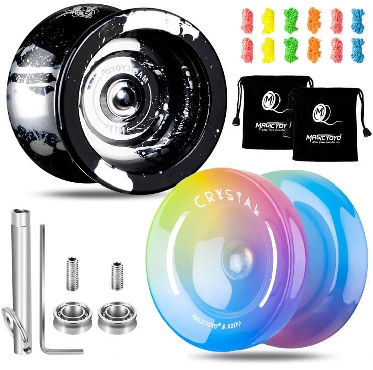 Foto 1 | Yoyo Magicyoyo N11 Negro Plateado + K2 Azul Rosa Amarillo Para Niños - Venta Internacional.