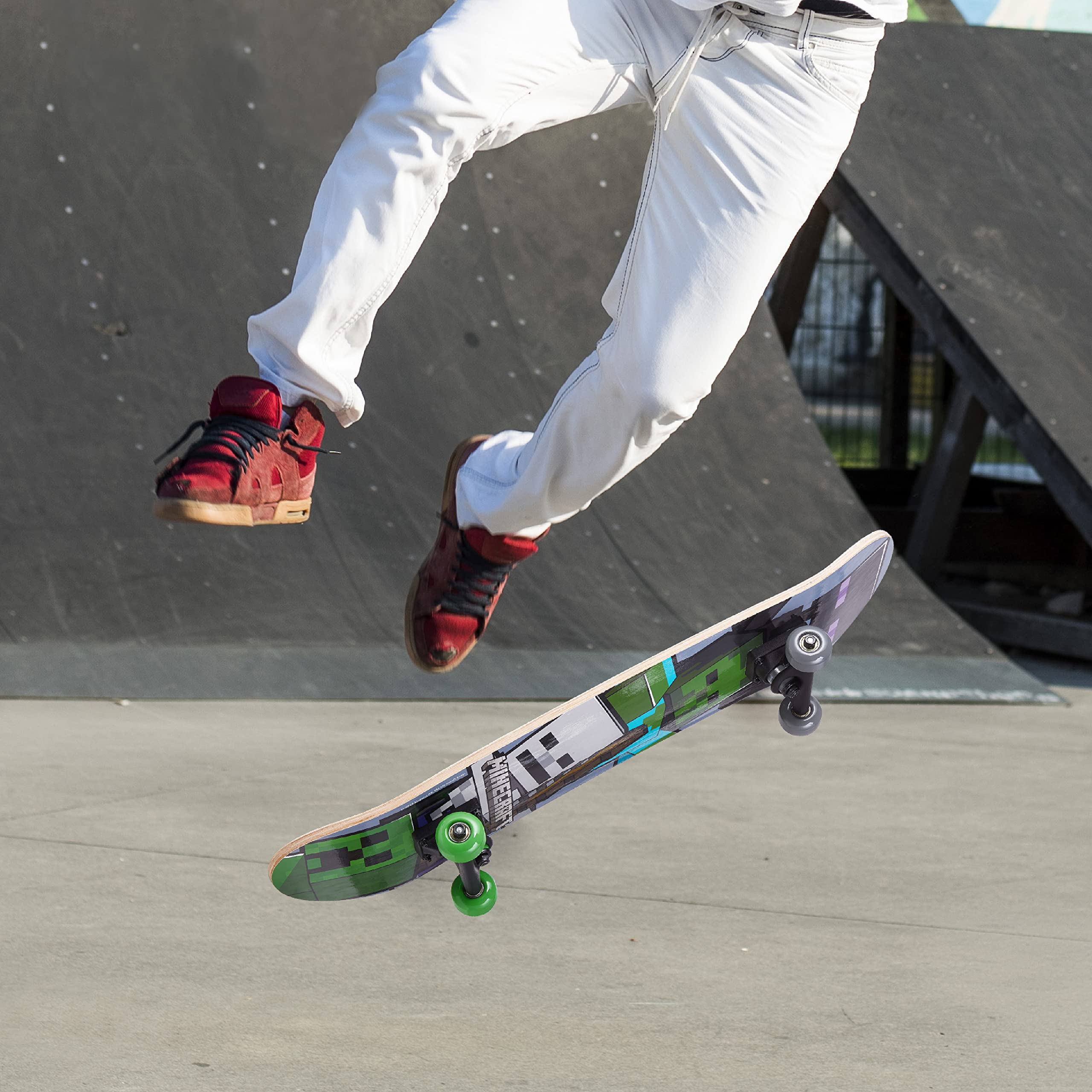 Foto 6 | Tabla De Skateboard Sakar Minecraft Mob De Arce De 31 Pulgadas Y 9 Capas - Venta Internacional.