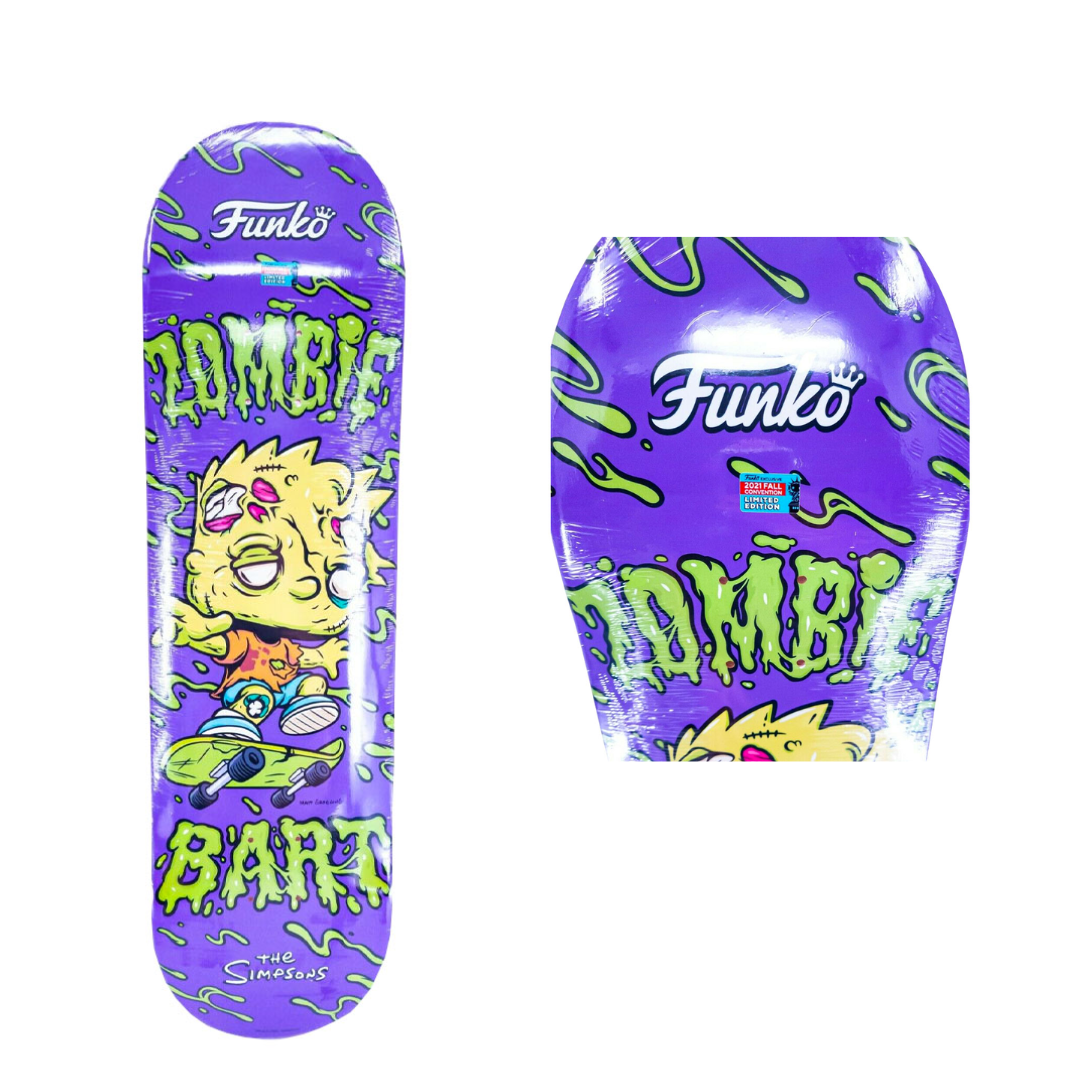 Patineta The Simpsons Funko - Bart Zombi  2021 Fall Convention