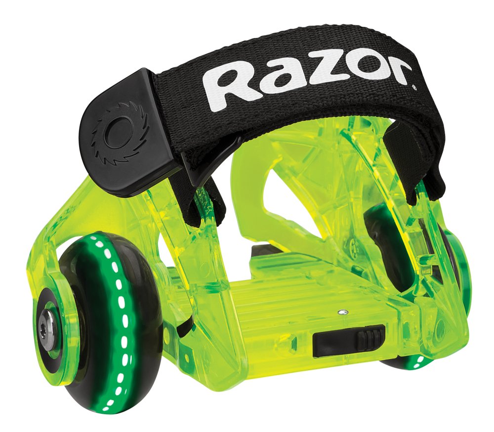 Foto 6 pulgar | Ruedas De Tacón Razor Jetts Dlx De Color Verde Neón Con Ruedas Led - Venta Internacional.