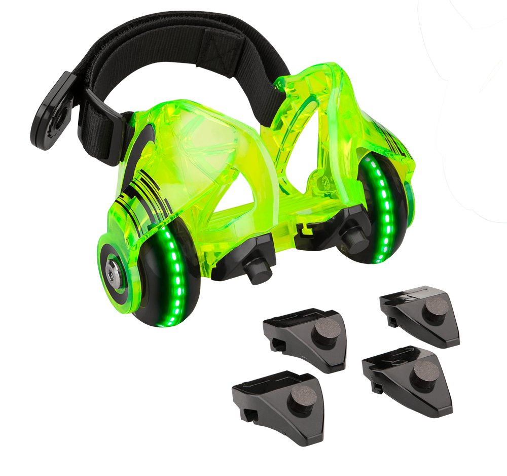 Foto 8 pulgar | Ruedas De Tacón Razor Jetts Dlx De Color Verde Neón Con Ruedas Led - Venta Internacional.