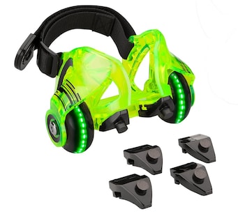 Foto 7 | Ruedas De Tacón Razor Jetts Dlx De Color Verde Neón Con Ruedas Led - Venta Internacional.