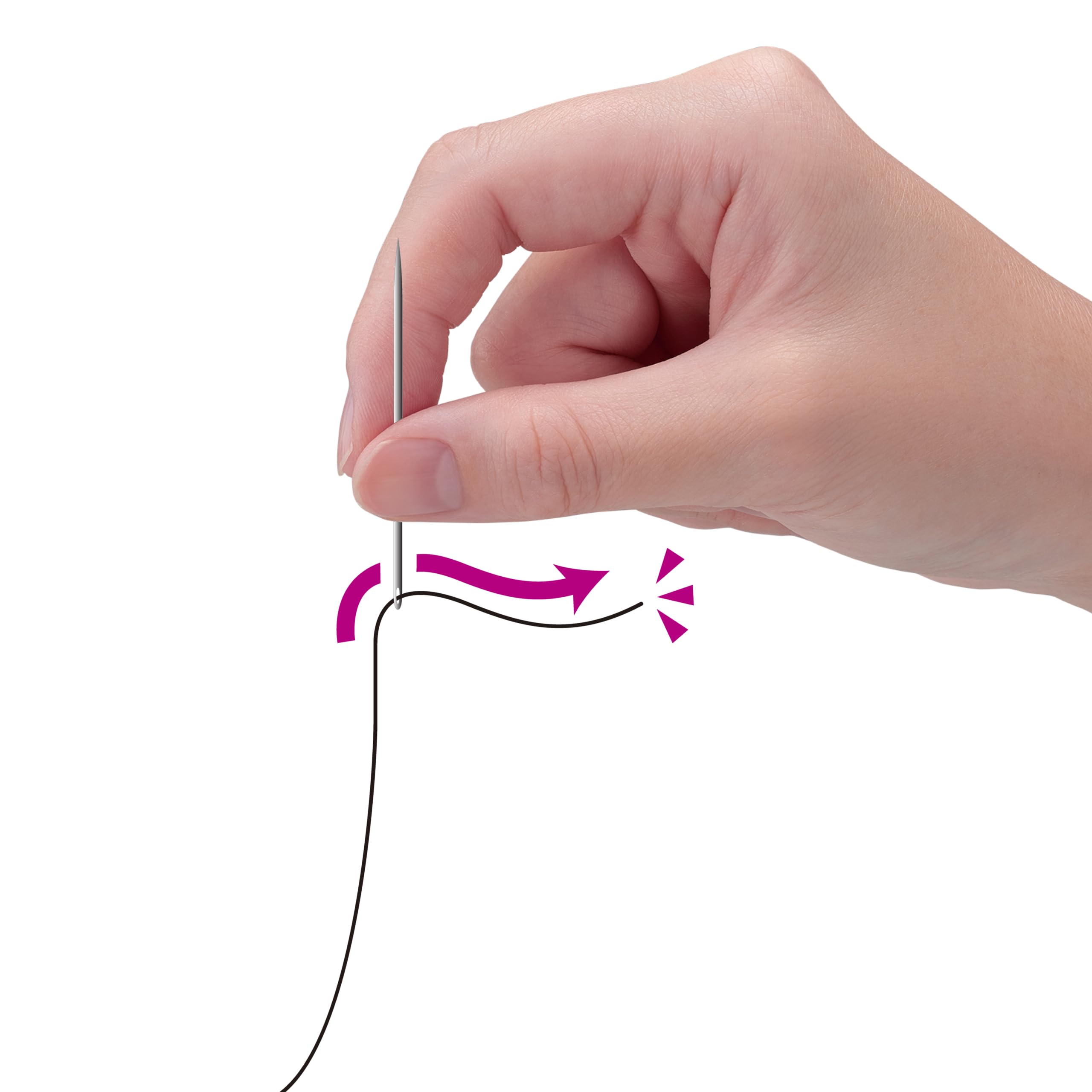 Foto 7 pulgar | Enhebrador De Agujas Clover Quick Desk, Color Rosa - Venta Internacional.