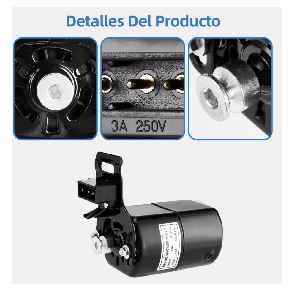 Foto 4 | Motor Y Pedal Para Máquina De Coser Domestica Singer 110v Belug  Negro