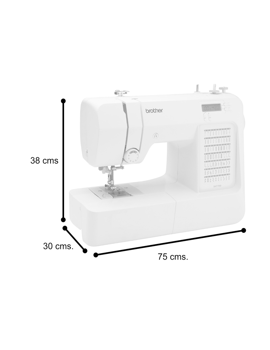 Foto 3 | Máquina de Coser Brother SH7700 color Blanco 70 Puntadas