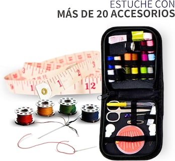 Foto 5 | Máquina de Coser Eléctrica Kimhi Doméstica Portátil con Kit de Costura 12 Puntadas color Blanco