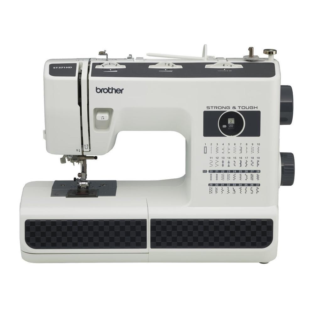 Máquina de Coser Brother St371hd Reforzada con 37 Tipos de Puntada Ojal Automático $5,699