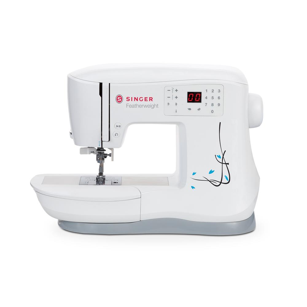 Máquina De Coser Singer C240, Featherweight, Color Blanco