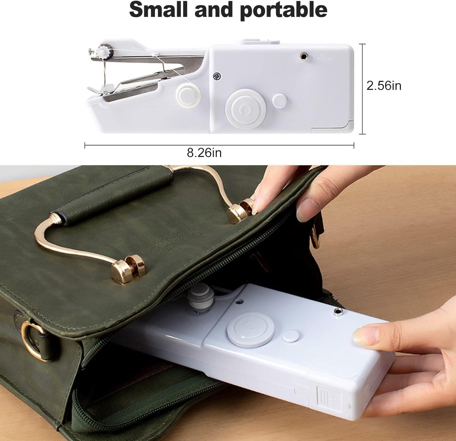 Foto 6 | Mini Máquina de Coser Kimhi Portable Blanca