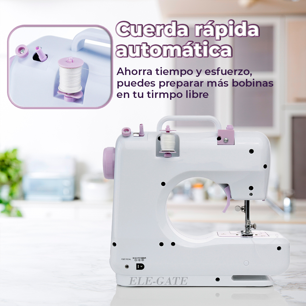 Foto 5 | Máquina de Coser  Elegate Multifuncional 12 Patrones