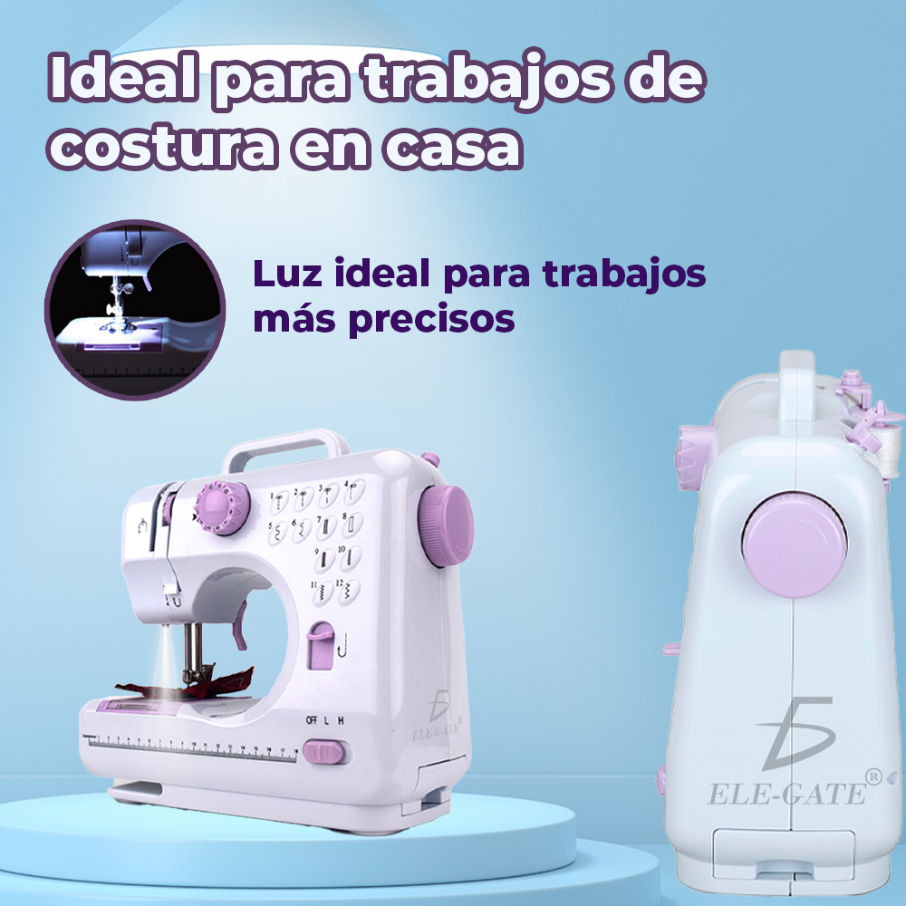 Foto 8 | Máquina de Coser  Elegate Multifuncional 12 Patrones