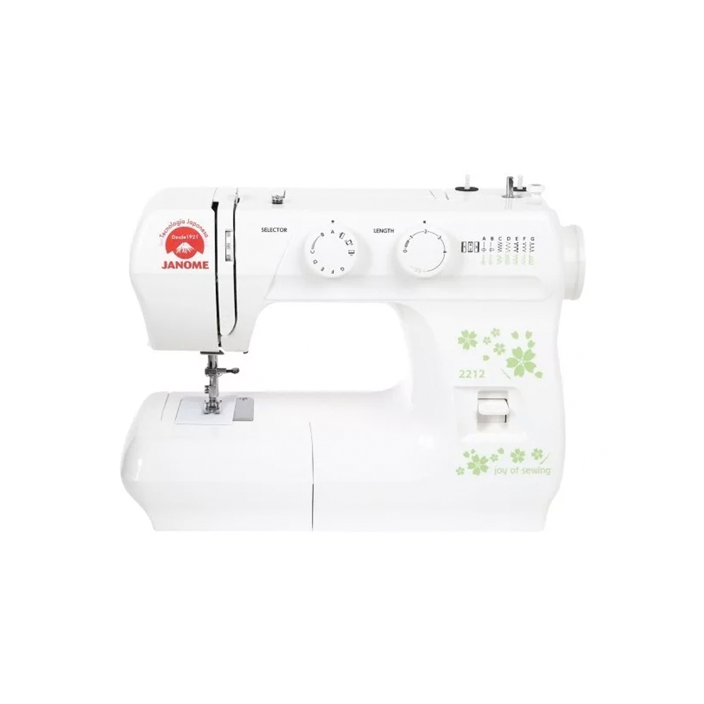 Foto 2 pulgar | Máquina de Coser Mecánica Doméstica Janome 2212-J Blanca