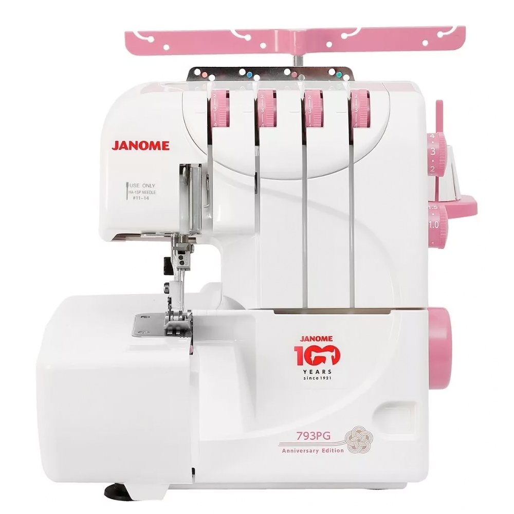 Máquina Overlock Mecánica Doméstica Janome 793pg