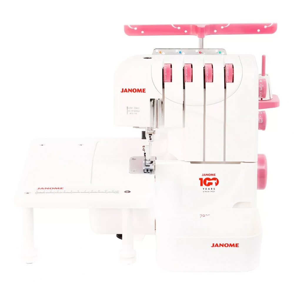 Foto 4 pulgar | Máquina Overlock Mecánica Doméstica Janome 793pg