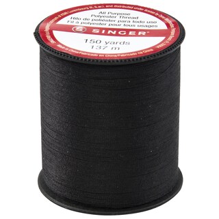 Foto 1 | Thread Singer 60110, Poliéster Multiusos, 150 Yardas, Negro - Venta Internacional.