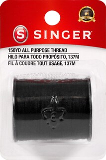 Foto 2 | Thread Singer 60110, Poliéster Multiusos, 150 Yardas, Negro - Venta Internacional.
