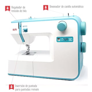 Foto 2 | Máquina De Coser Mecánica Style 30 Alfa