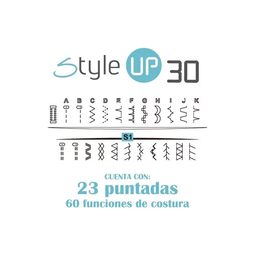 Foto 3 | Máquina De Coser Mecánica Style Up 30 Alfa