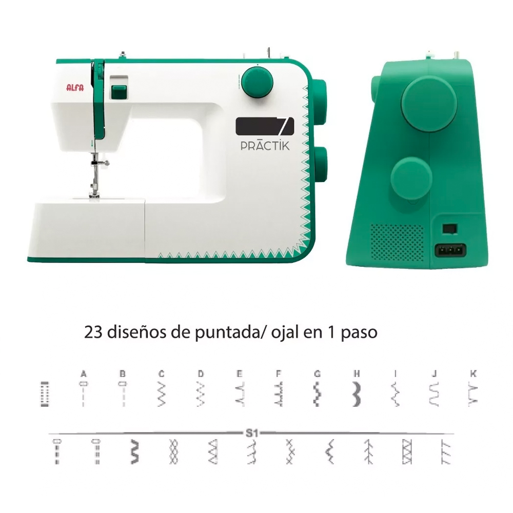 Foto 4 | Máquina De Coser Mecánica Practik 7 Alfa