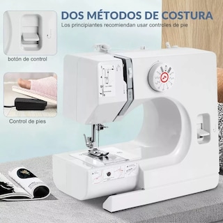 Foto 3 | Máquina De Coser Eléctrica Doméstica Portátil Con Accesorios Eo Safe Imports Esi-18150 Blanco