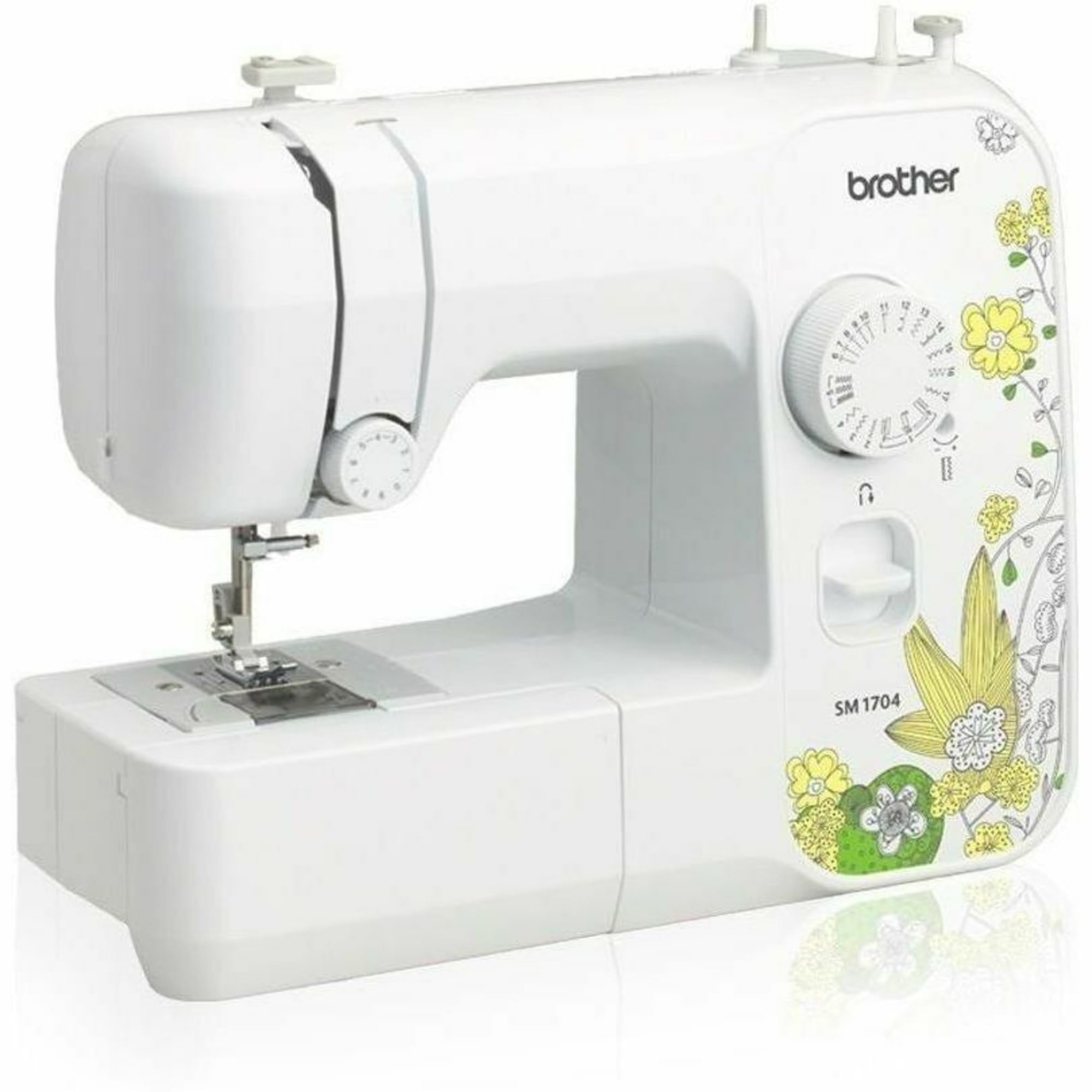 Foto 3 pulgar | Máquina De Coser Brother Sm1704, 17 Puntadas, Color Blanco - Venta Internacional.
