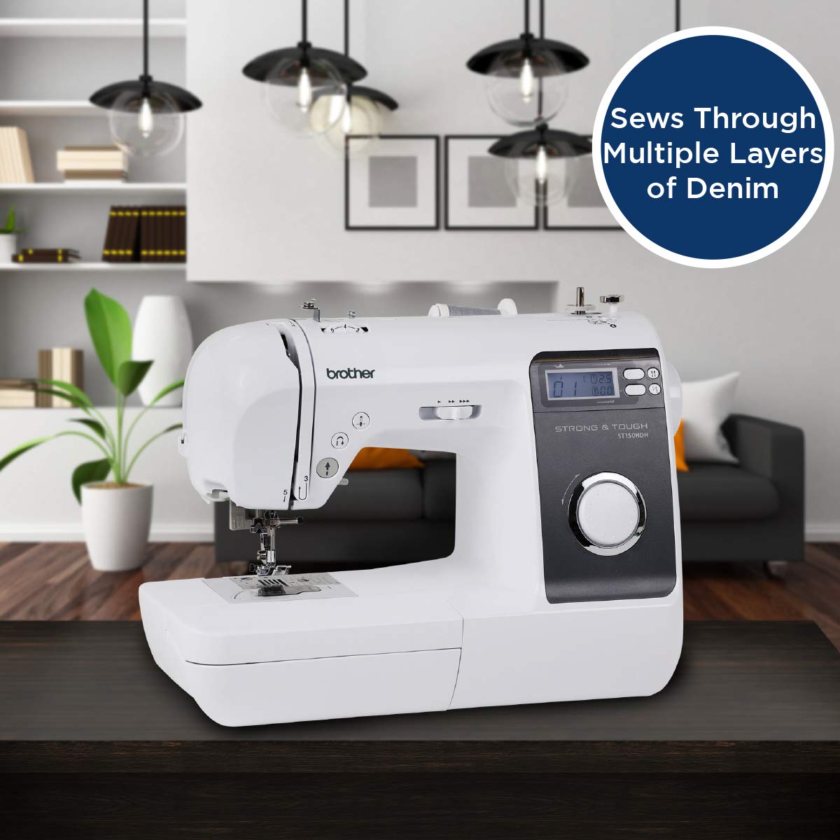 Foto 2 | Máquina De Coser Brother St150hdh, Fuerte Y Resistente, 50 Puntadas - Venta Internacional.