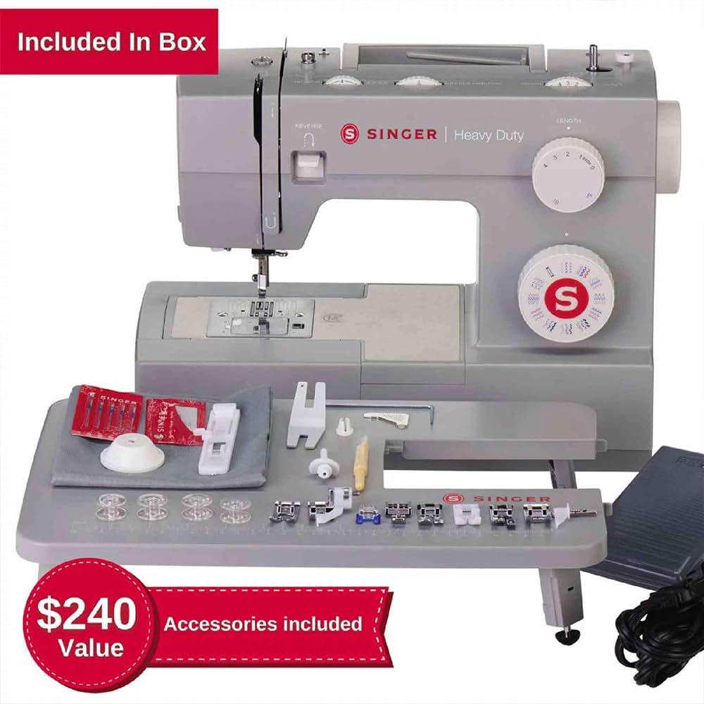 Foto 7 pulgar | Máquina De Coser Singer Heavy Duty 6380 Con Mesa Extensible - Venta Internacional.