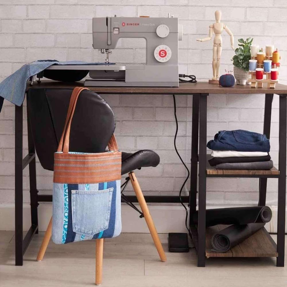 Foto 7 | Máquina De Coser Singer Heavy Duty 6380 Con Mesa Extensible - Venta Internacional.